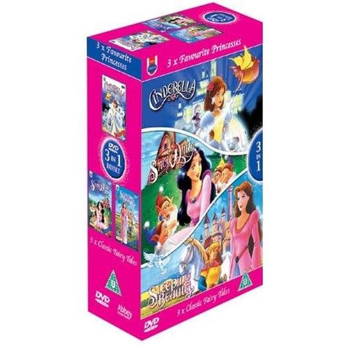 3 Favourite Princesses: Cinderella, Snow White, Sleeping Beauty DVD cover