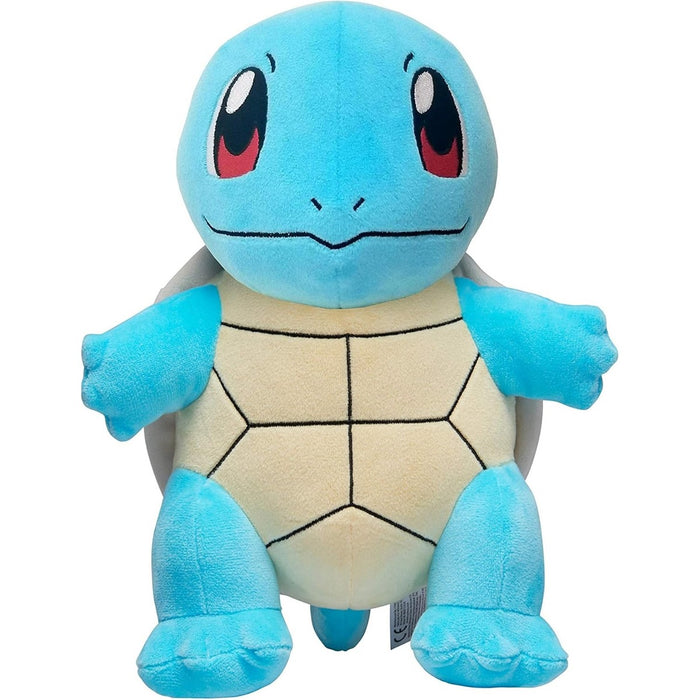 Jazwares Pokémon 12-inch Squirtle plush toy, soft polyester figure