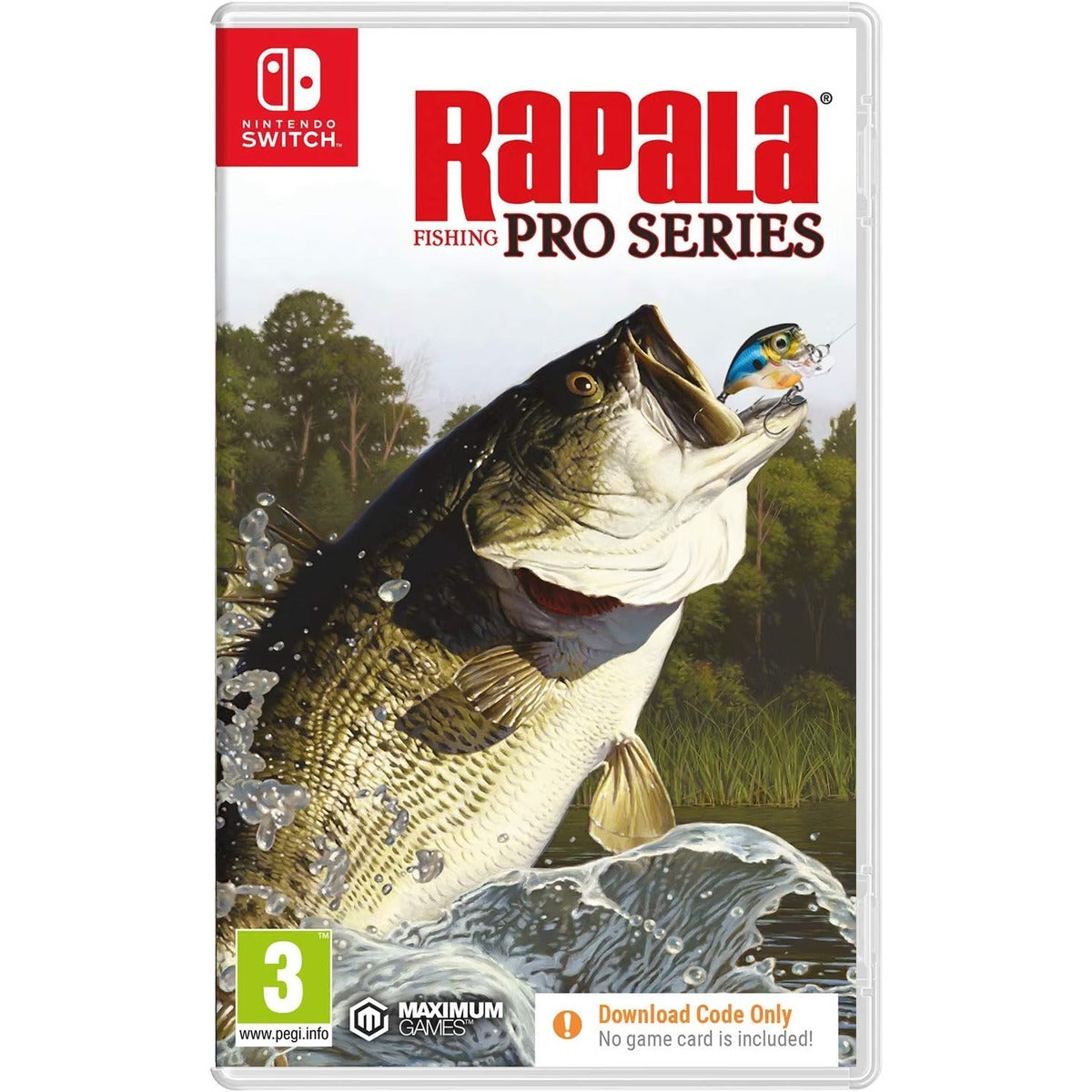 Rapala Fishing Pro Series Nintendo Switch Code in Box packaging