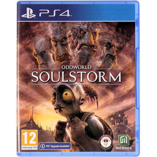 Oddworld: Soulstorm PlayStation 4 játék dobozborítója