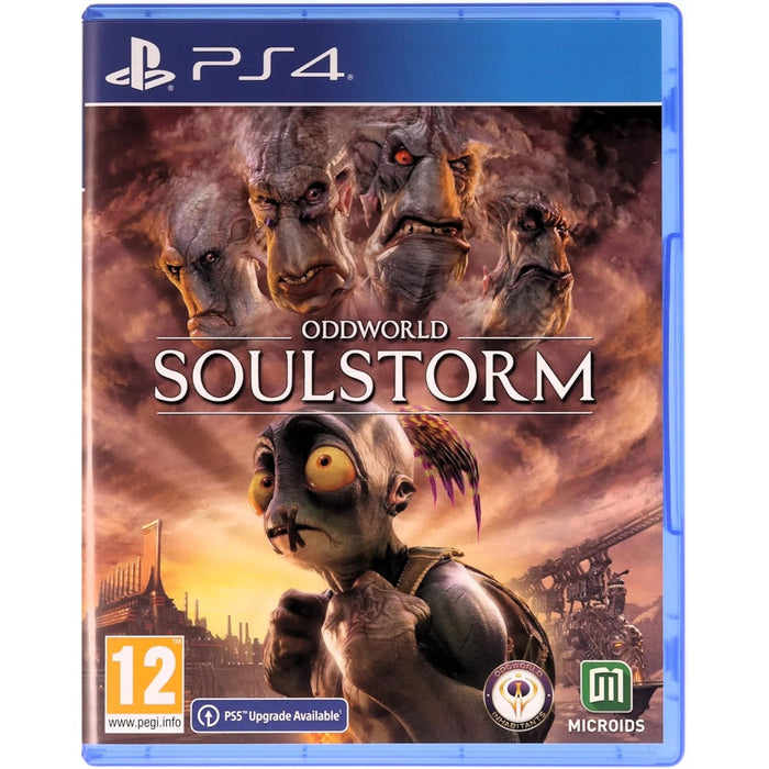 Oddworld: Soulstorm PlayStation 4 game box art