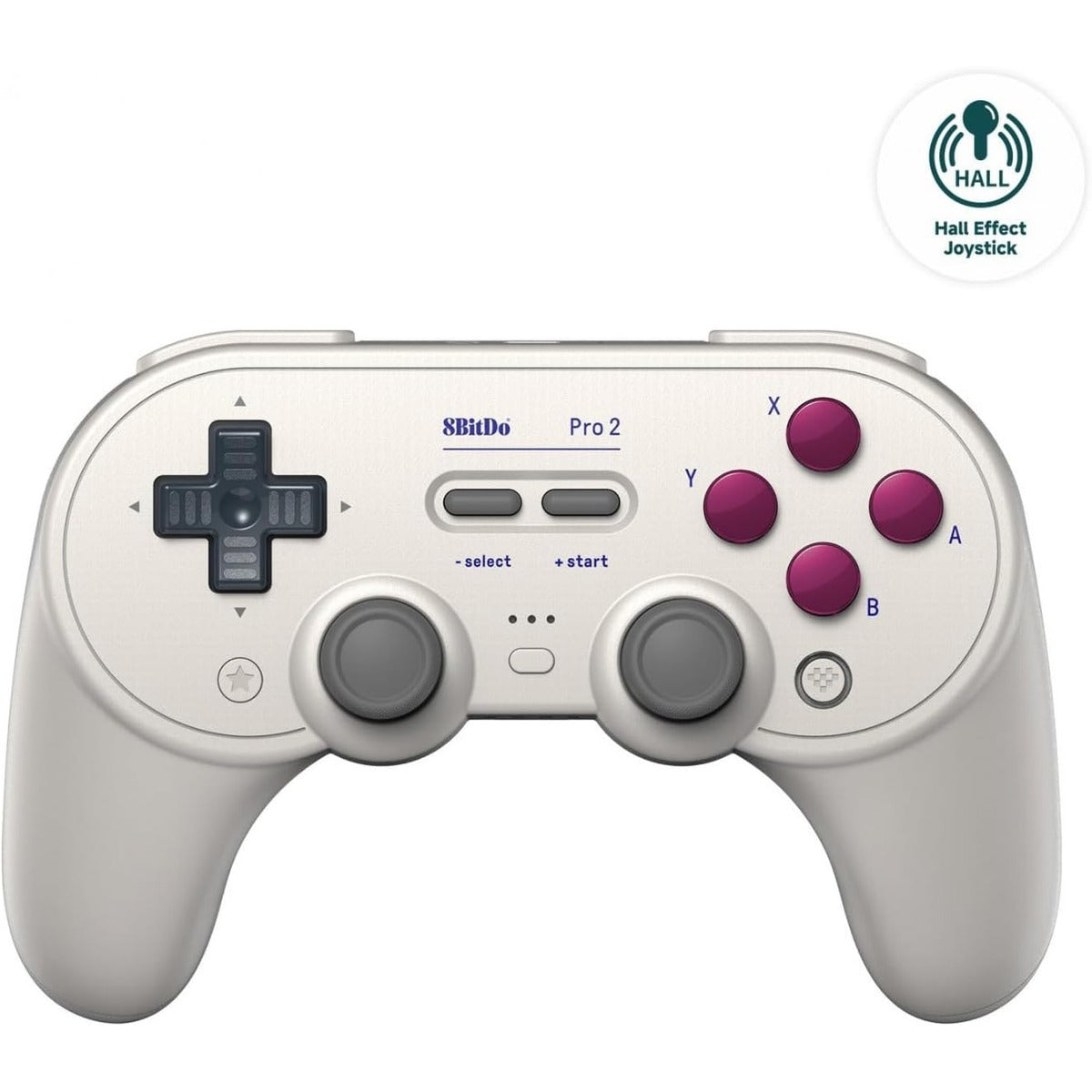 8BitDo Pro 2 Gamepad Hall Edition Game Boy Classic colorway controller box