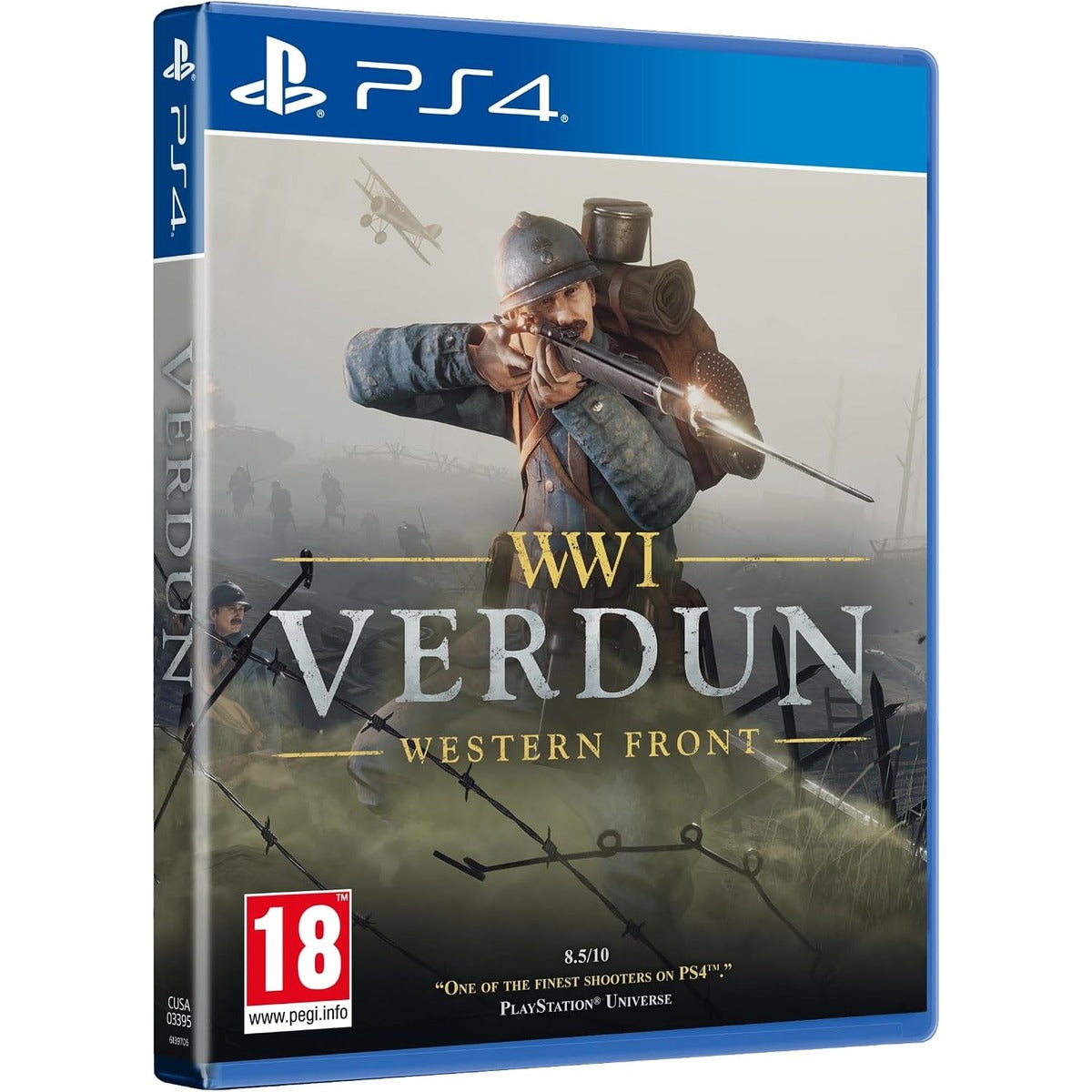 WWI: Verdun - Western Front PlayStation 4 game box art