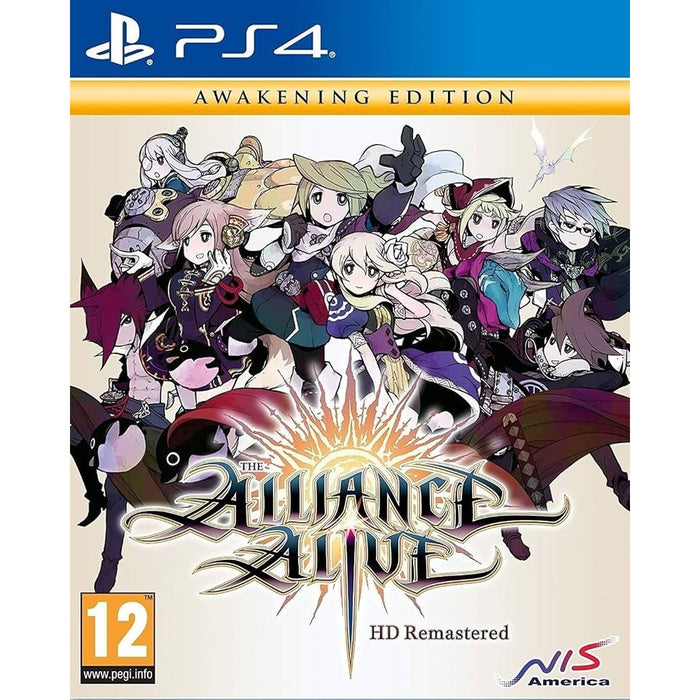 The Alliance Alive HD Remastered Awakening Edition PS4 box art (German box)
