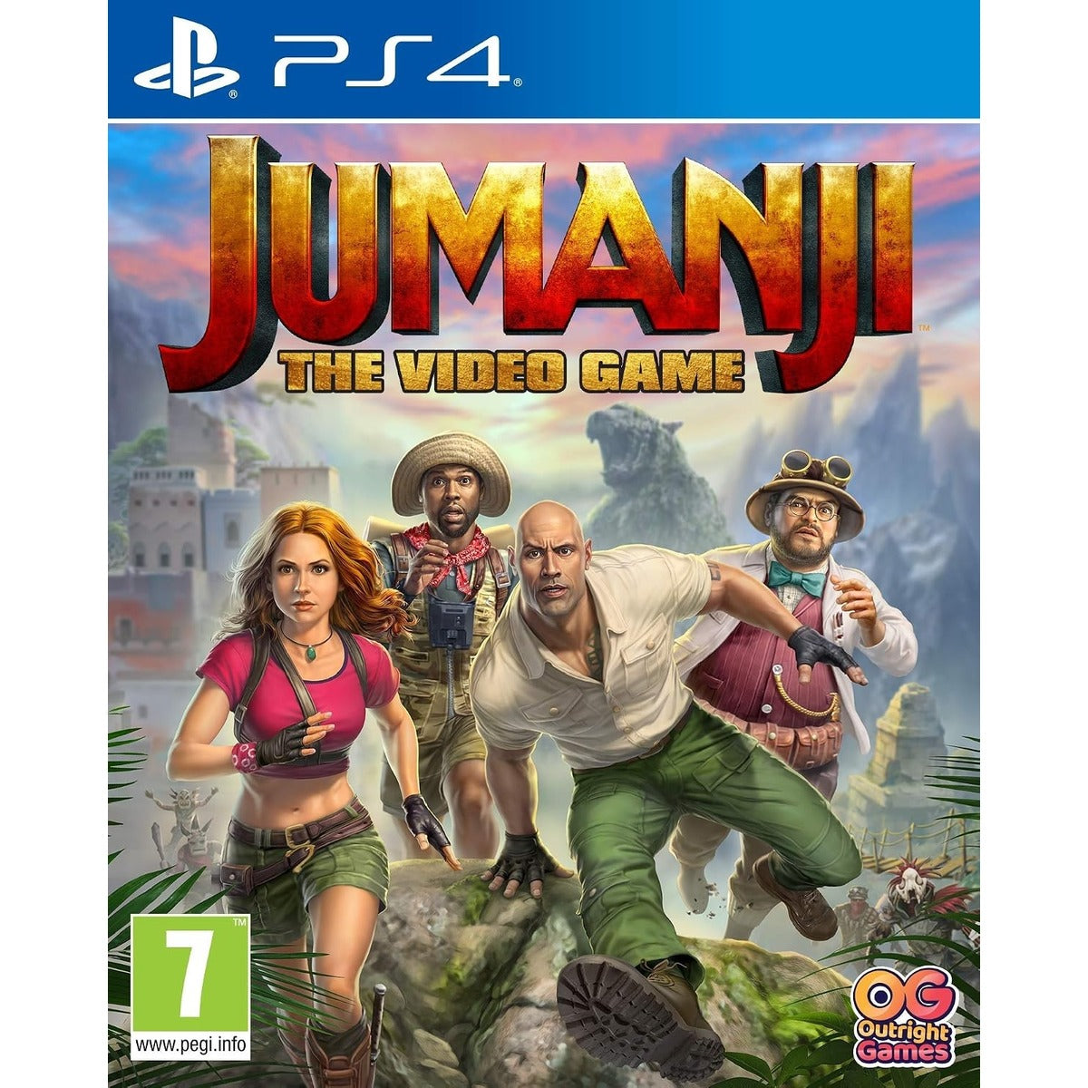 Jumanji: The Video Game PlayStation 4 box art
