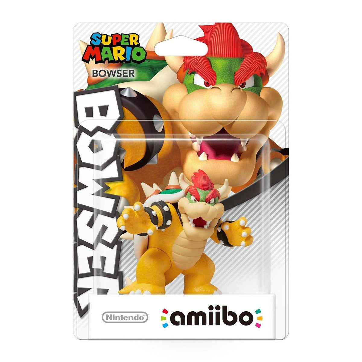 Nintendo amiibo Bowser Super Mario Collection figura dobozában