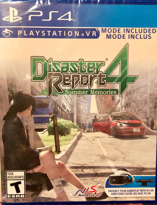 Disaster Report 4: Summer Memories PlayStation 4 box art