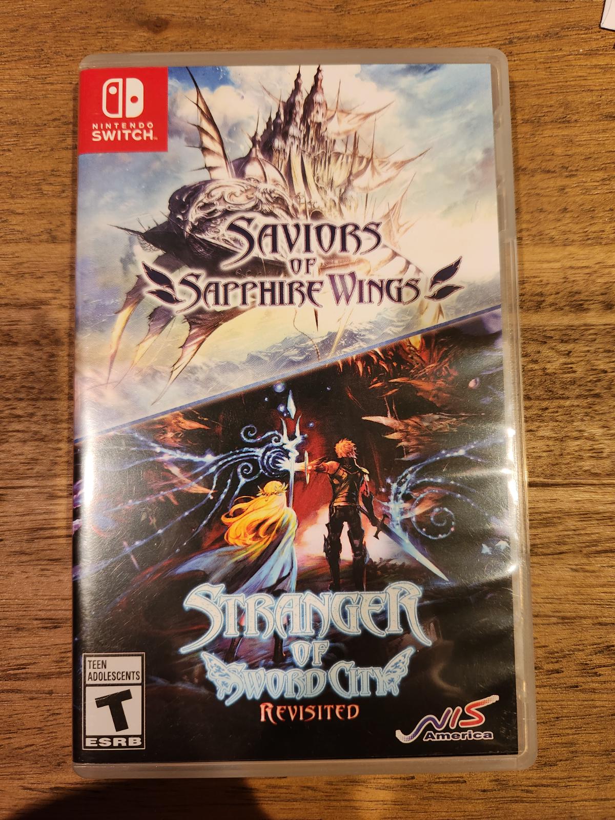 Saviors of Sapphire Wings / Stranger of Sword City Revisited Nintendo Switch doboz