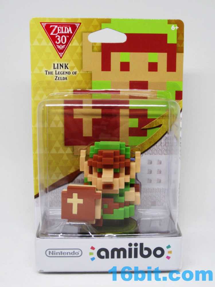 Nintendo amiibo Link 8-Bit The Legend of Zelda figura doboza