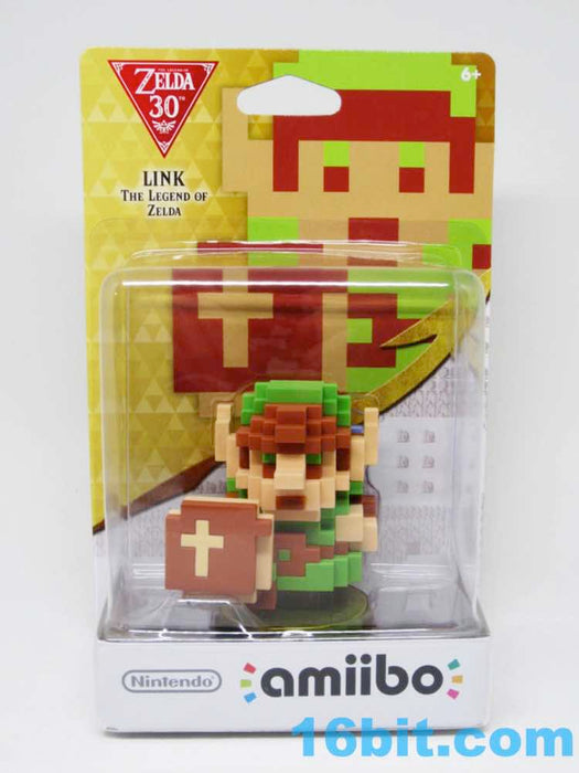 Nintendo amiibo Link 8-Bit The Legend of Zelda figure box