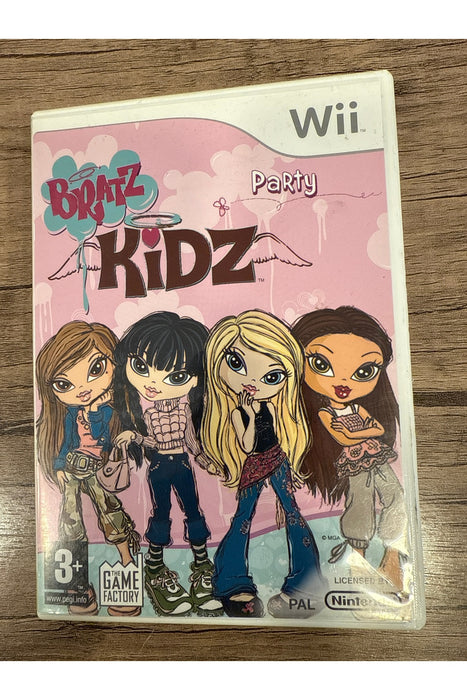 Bratz Kidz Party Nintendo Wii game box art