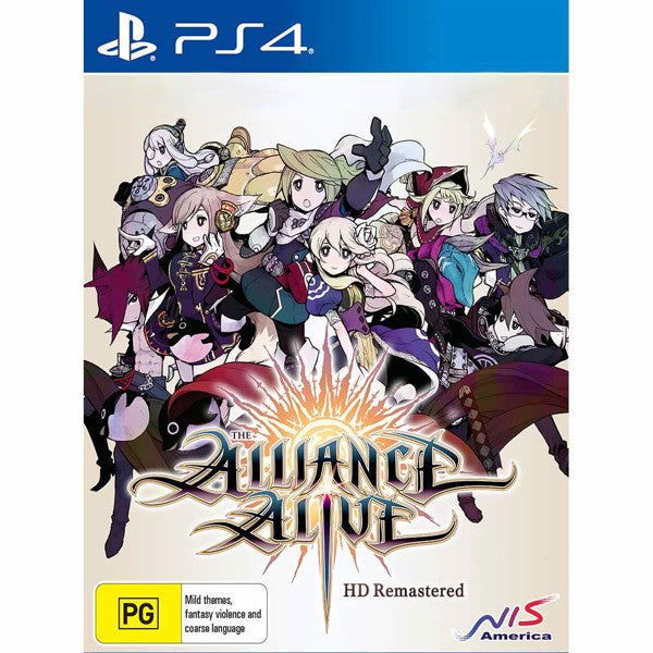 The Alliance Alive HD Remastered Awakening Edition PlayStation 4 box art