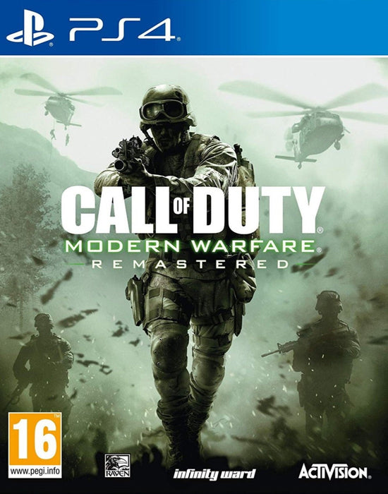 Call of Duty: Modern Warfare Remastered PlayStation 4 box art
