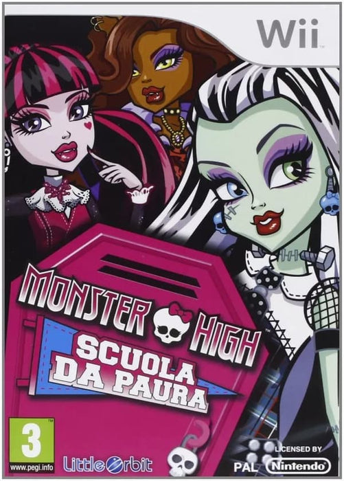 Monster High: Ghoul Spirit Nintendo Wii game box – Italian edition