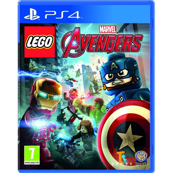 LEGO Marvel's Avengers PlayStation 4 game box art