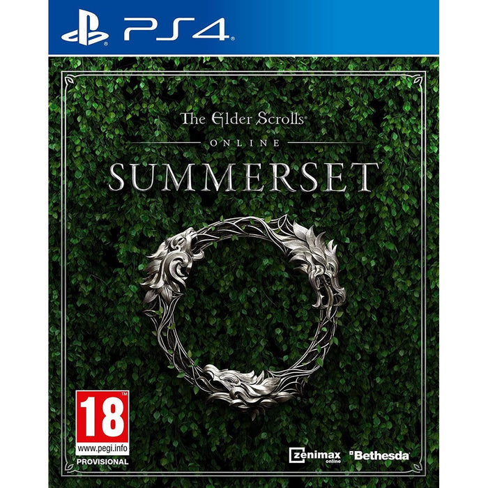 The Elder Scrolls Online: Summerset PlayStation 4 game box art