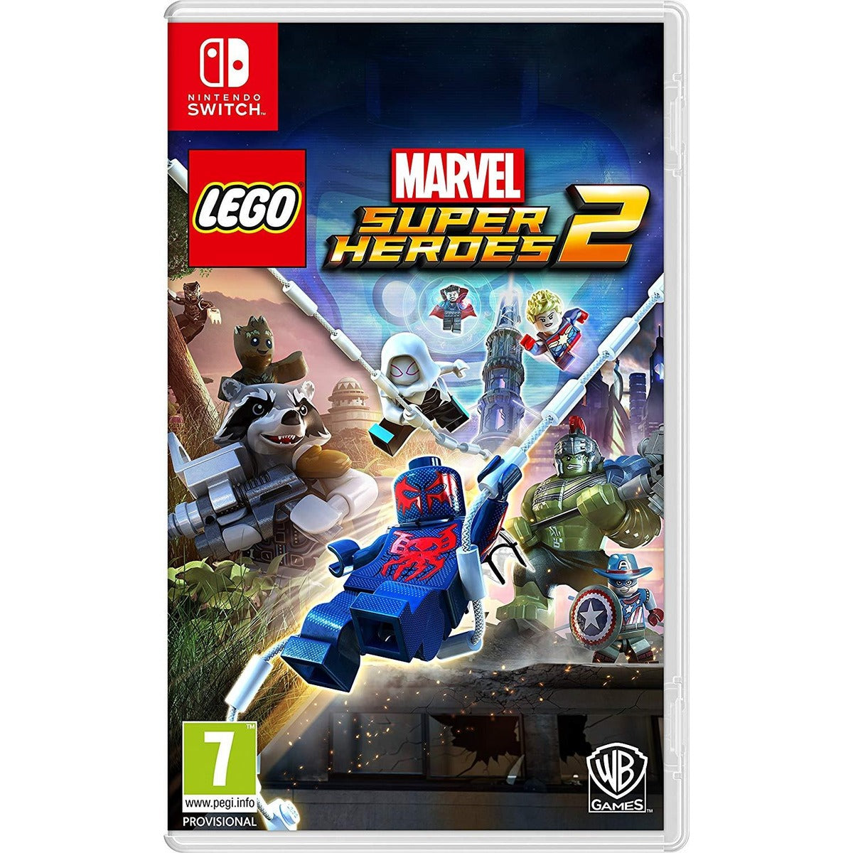 LEGO Marvel Super Heroes 2 Nintendo Switch játék doboza