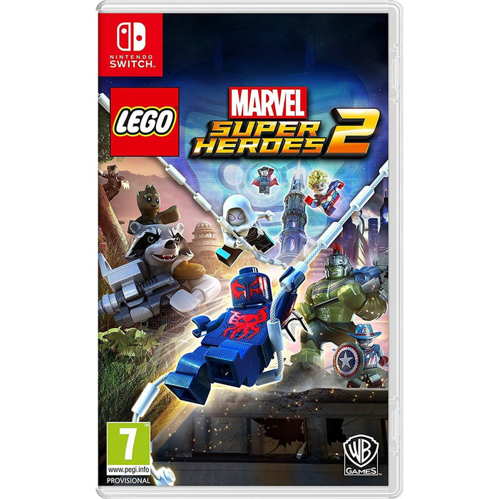 LEGO Marvel Super Heroes 2 Nintendo Switch game box art