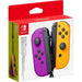 Nintendo Switch Joy-Con pair – Neon Purple (L) and Neon Orange (R) with wrist straps