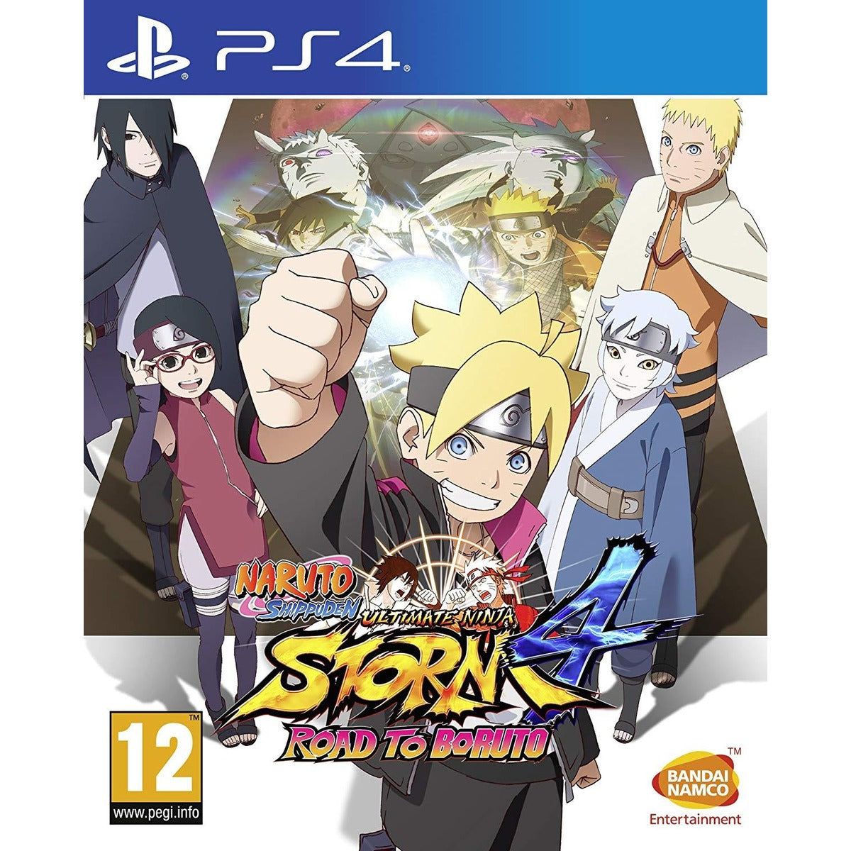 Naruto Shippuden Ultimate Ninja Storm 4 Road to Boruto PlayStation 4 borító
