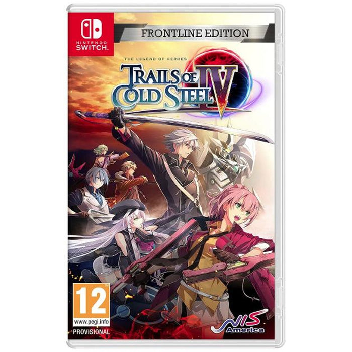 The Legend of Heroes: Trails of Cold Steel IV Frontline Edition Nintendo Switch box art
