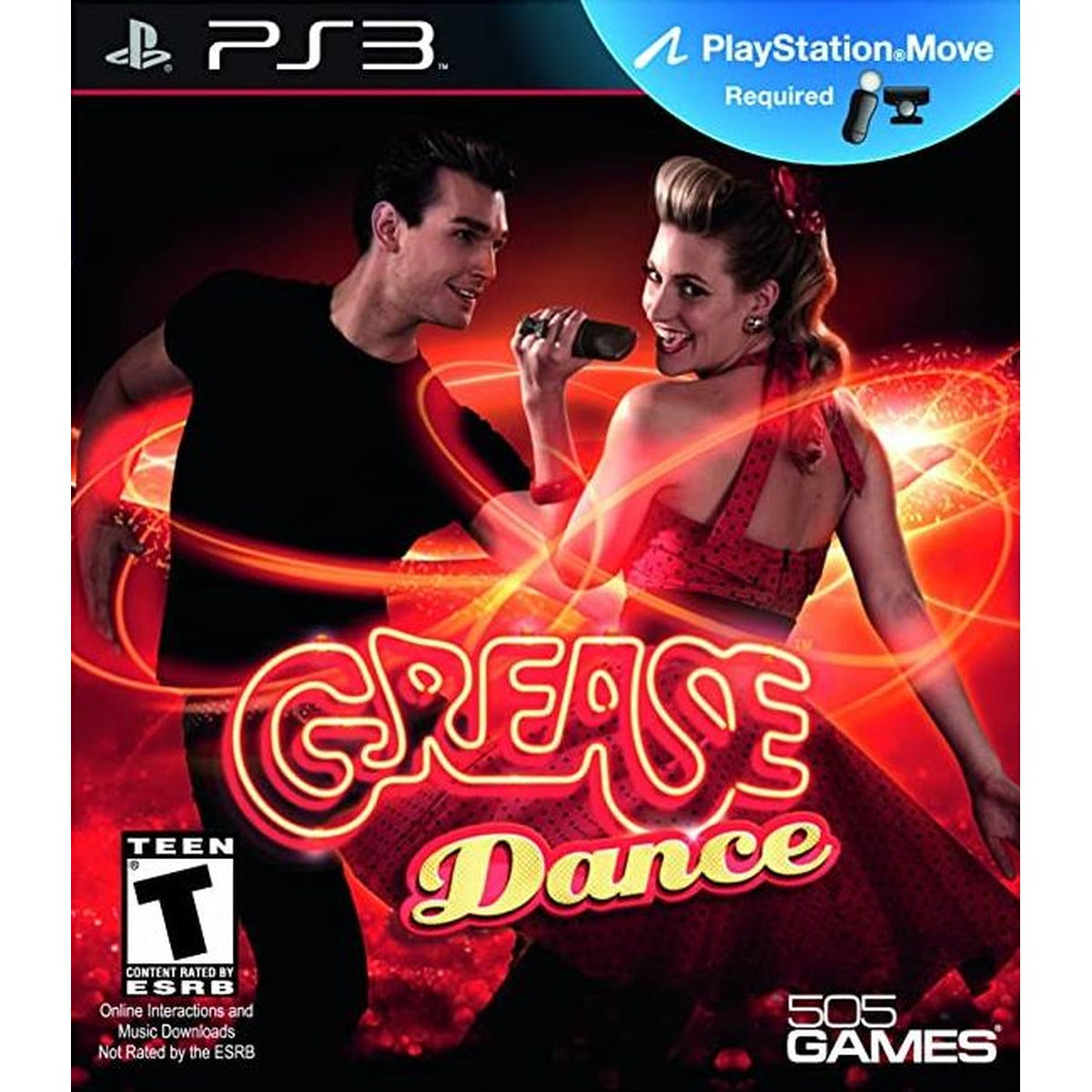 Grease Dance PlayStation 3 game box art