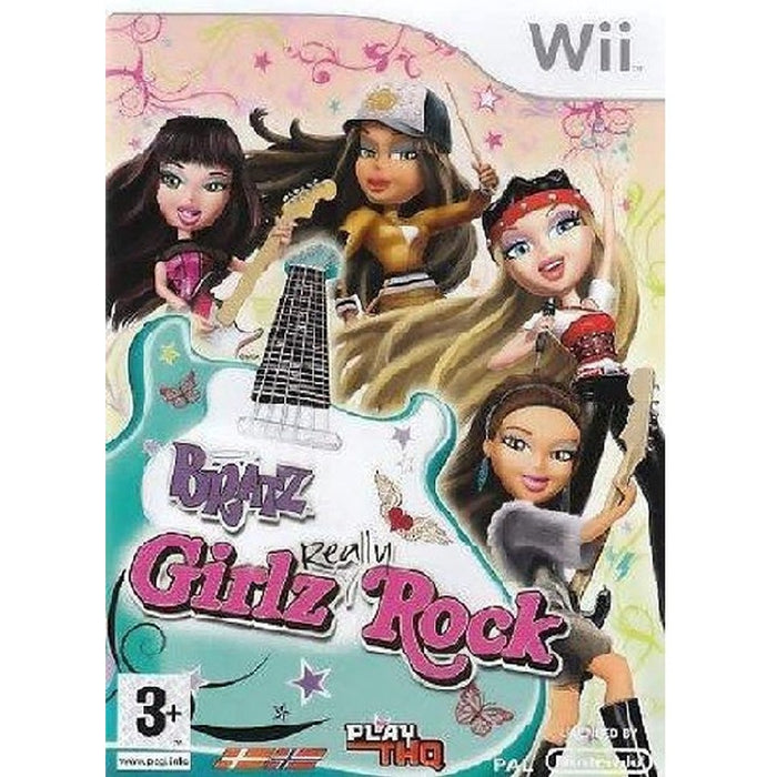 Bratz: Girlz Really Rock Nintendo Wii game box art