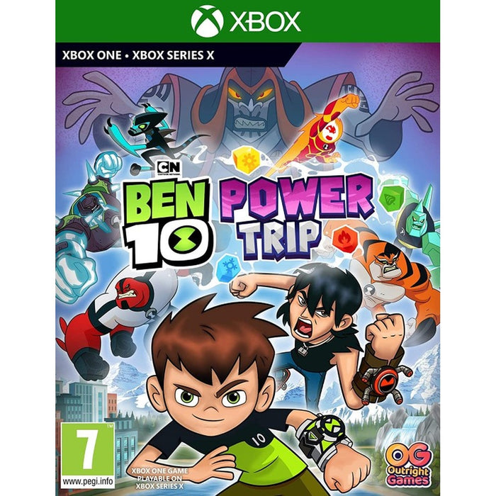 Ben 10: Power Trip Xbox Series X game box art