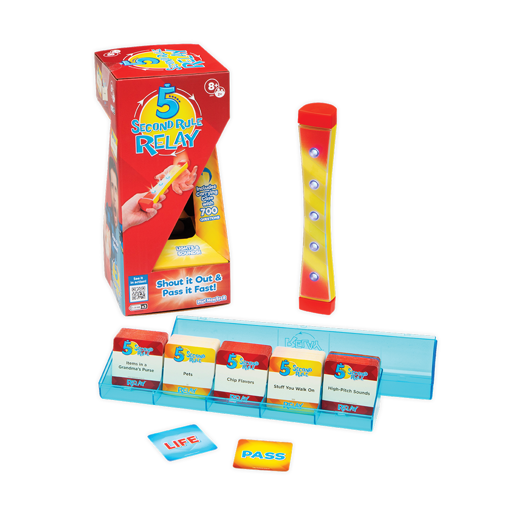 5 Second Relay party game box by Playmonster