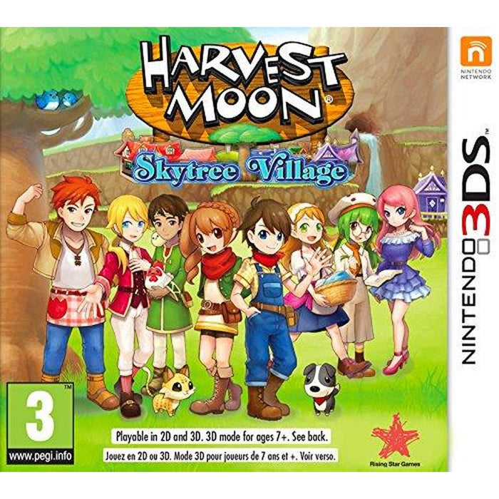 Harvest Moon: Skytree Village Nintendo 3DS game box art