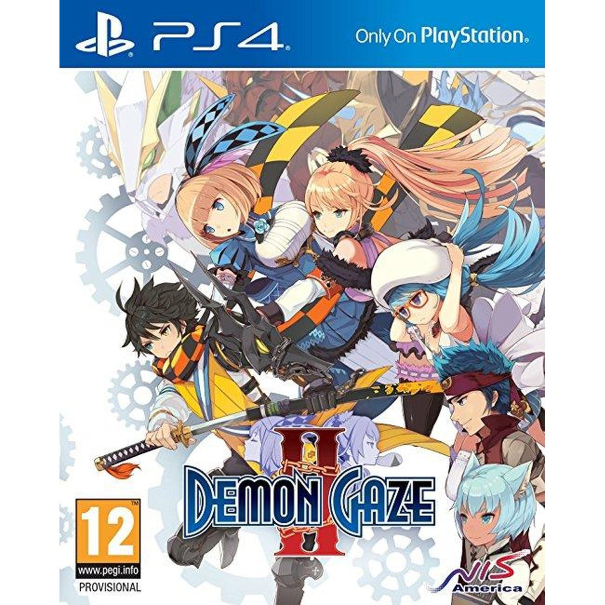 Demon Gaze II PlayStation 4 borító
