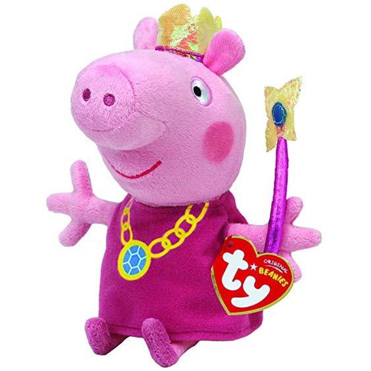 Ty Peppa Pig Princess 6 inch Beanie plush toy