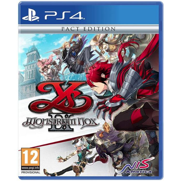 Ys IX: Monstrum Nox Pact Edition PlayStation 4 box art