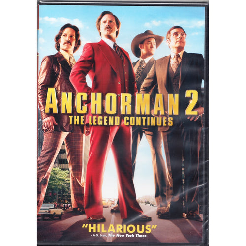 Anchorman 2: The Legend Continues DVD case, Paramount release