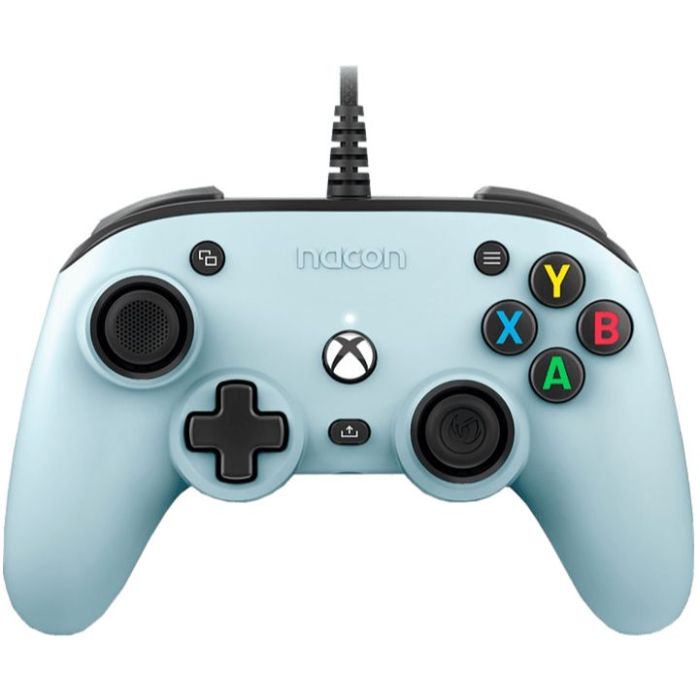 Nacon Pro Compact Wired Controller Pastel Blue Edition box for Xbox Series X