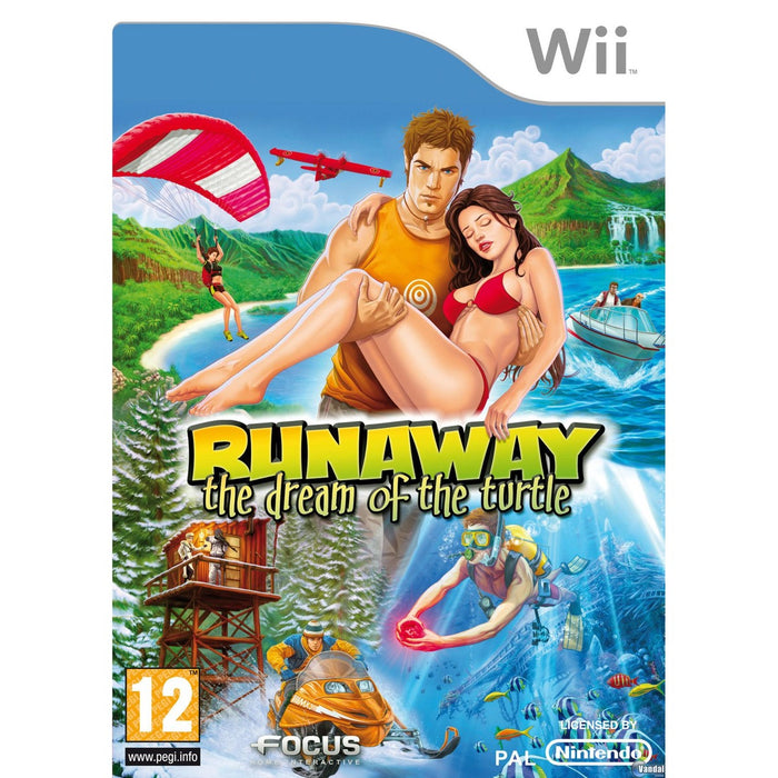 Runaway: The Dream of the Turtle Nintendo Wii game box – Russian edition