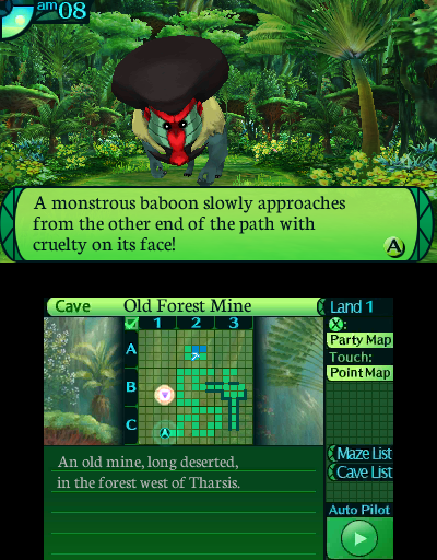Etrian Odyssey IV: Legends of the Titan (Nintendo 3DS) – játékkép 1