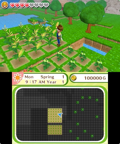 Harvest Moon: Skytree Village (Nintendo 3DS) – screenshot 2