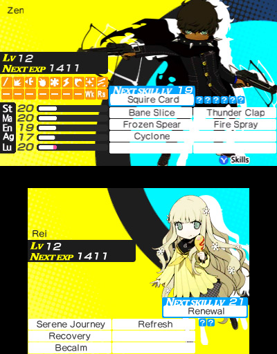 Persona Q: Shadow of the Labyrinth (Nintendo 3DS) – játékkép 2