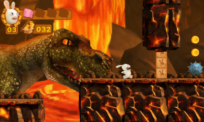 Rabbids 3D (Nintendo 3DS) – screenshot 2
