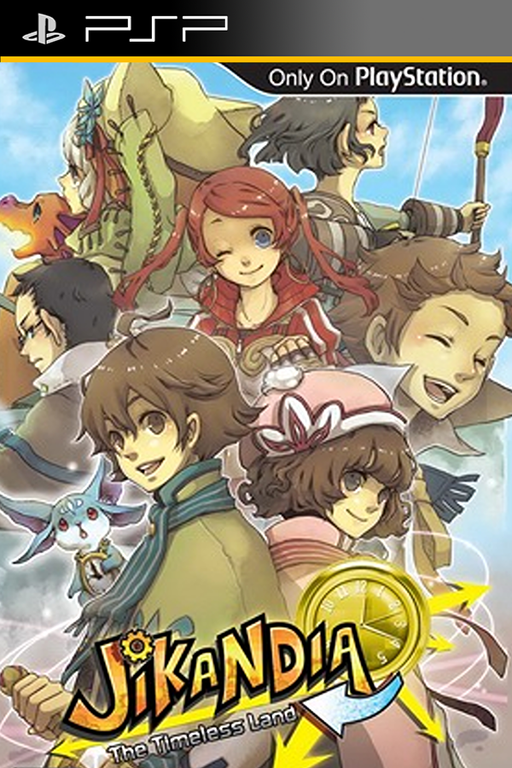 Jikandia: The Timeless Land PSP borító