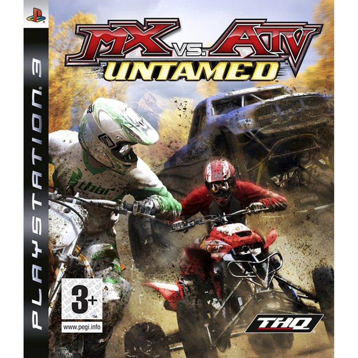 MX vs. ATV Untamed PlayStation 3 game box art