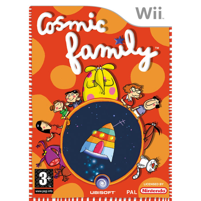 Cosmic Family Nintendo Wii game box art