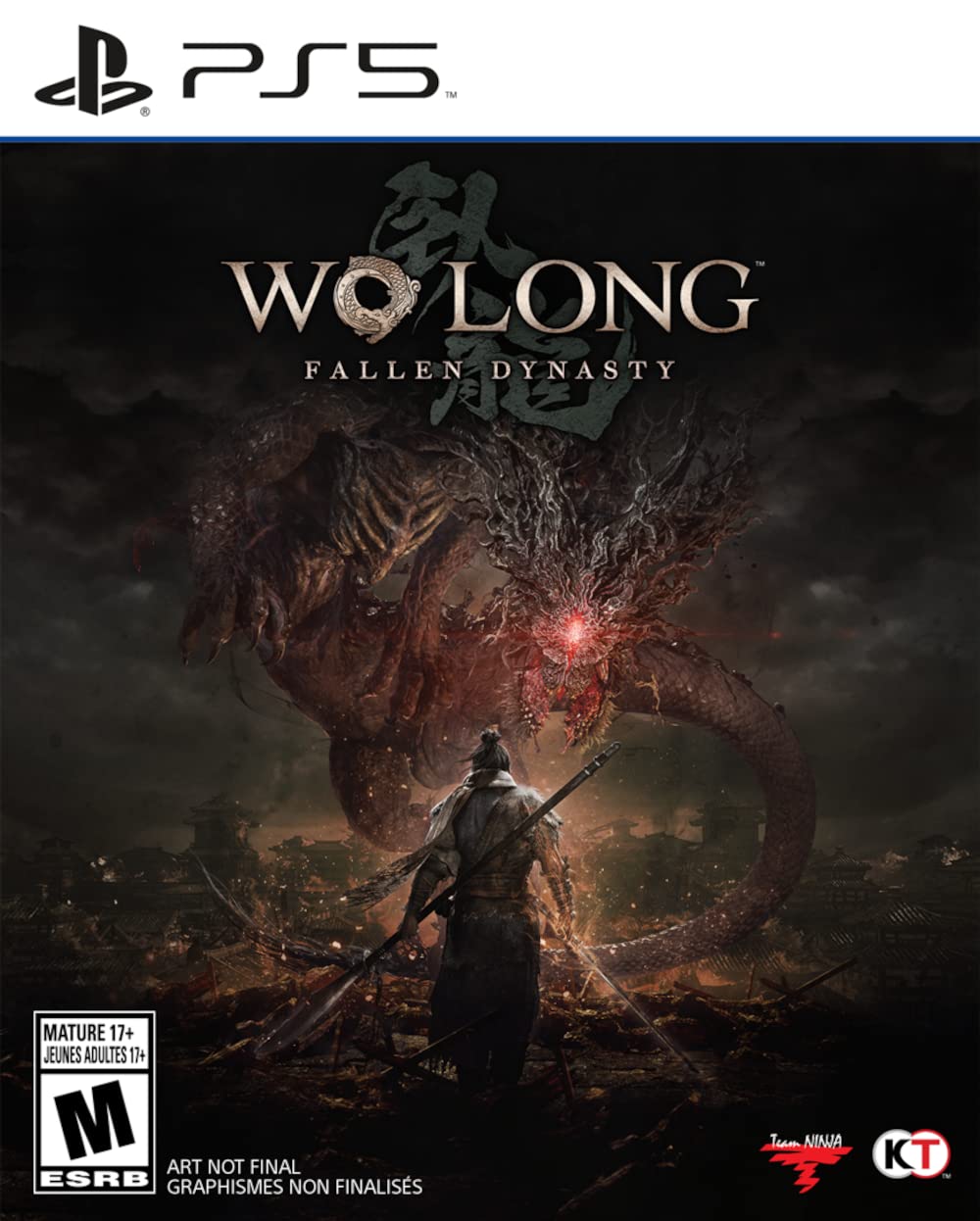 Wo Long: Fallen Dynasty PlayStation 5 game box art