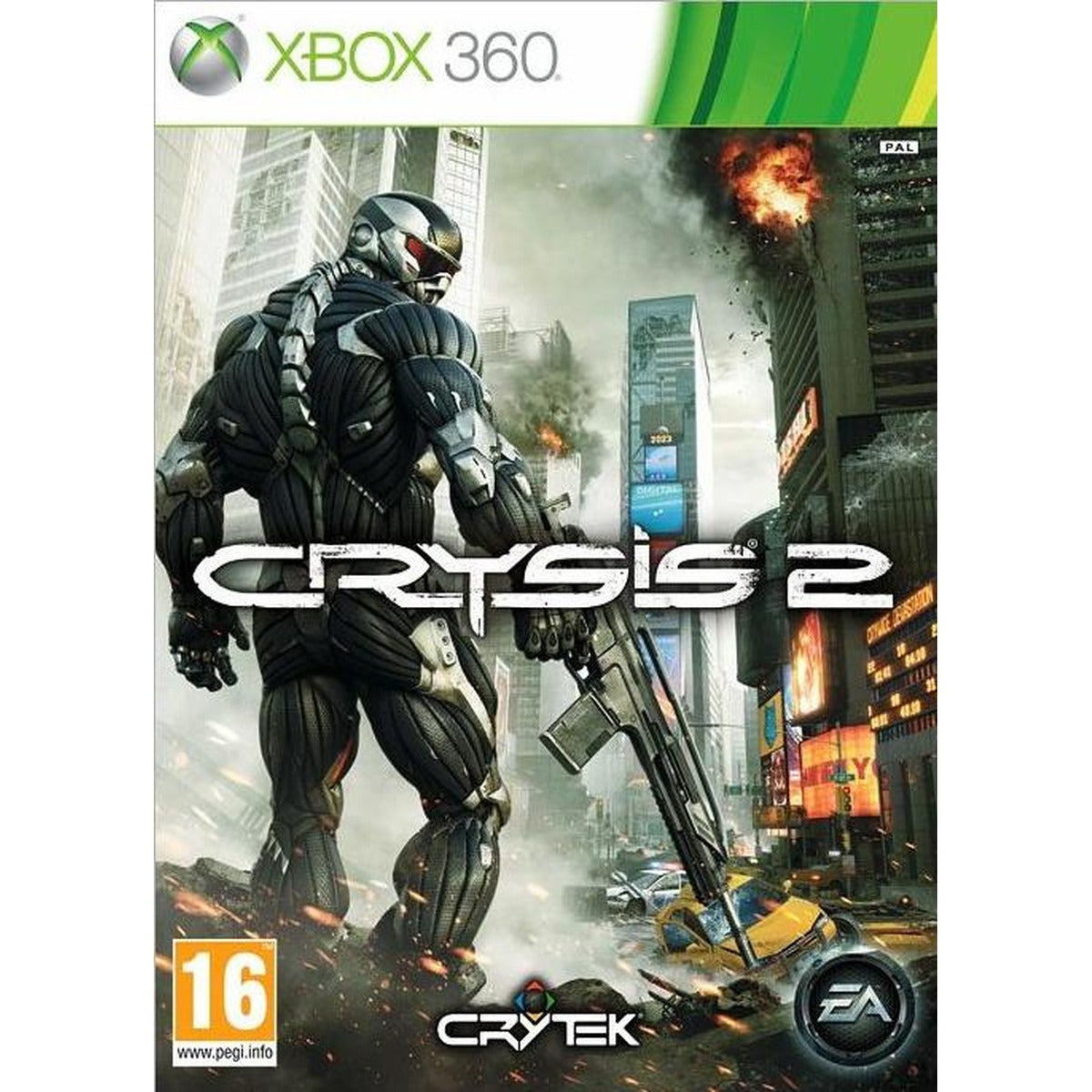 Crysis 2 Xbox 360 játék dobozborítója