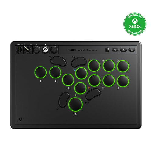 8BitDo All-Button Arcade Controller in black for Xbox and PC