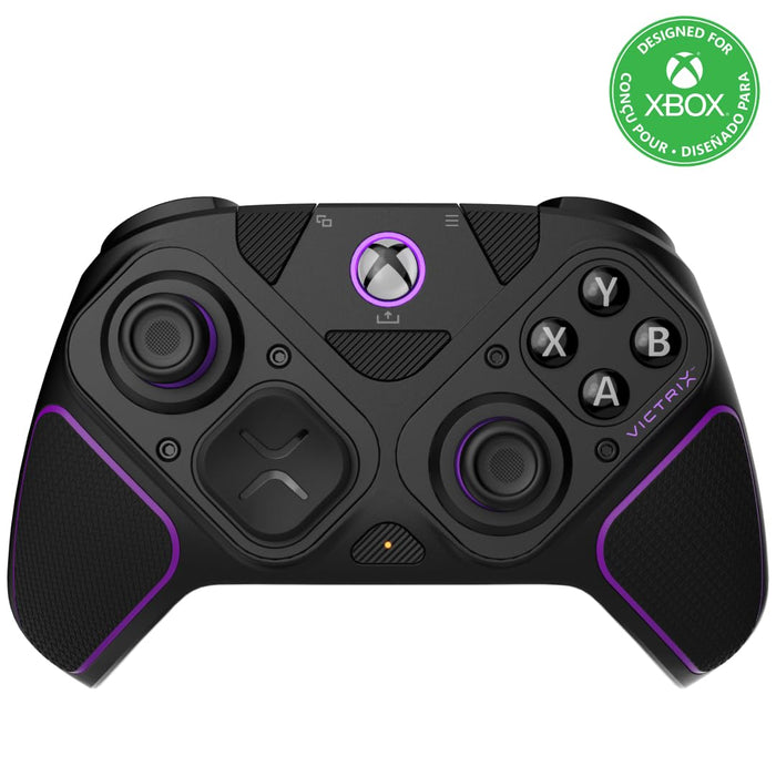 PDP Victrix Pro BFG fehér vezeték nélküli kontroller Xbox Series X-hez, elölnézet
