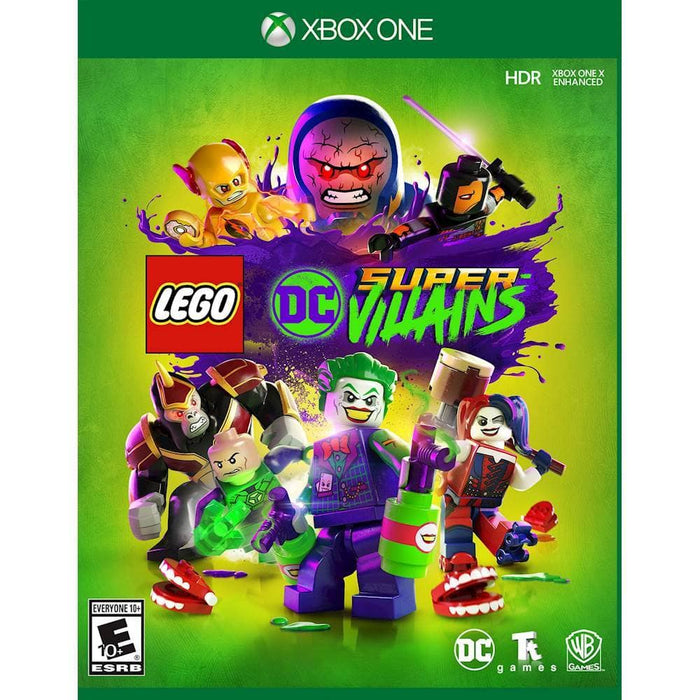 LEGO DC Super-Villains Xbox One game box art