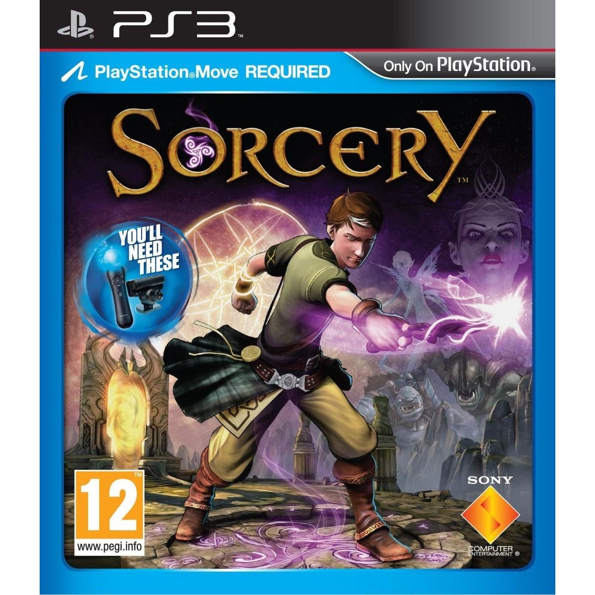 Sorcery PlayStation 3 game box art