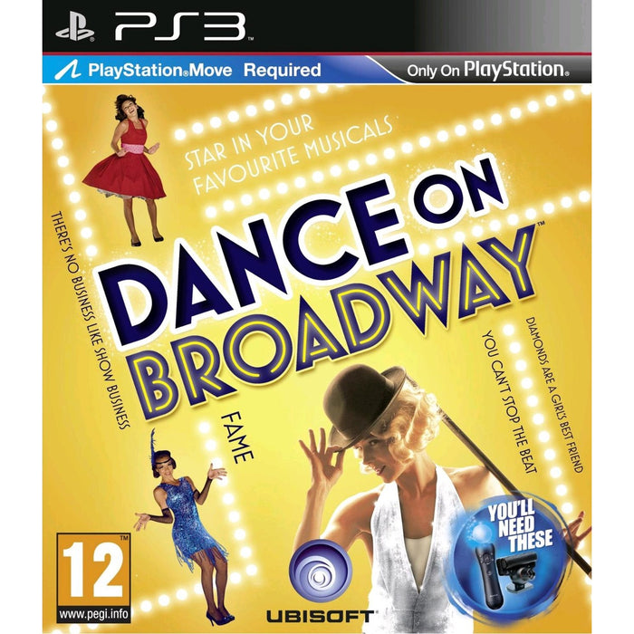 Dance on Broadway PlayStation 3 game box art